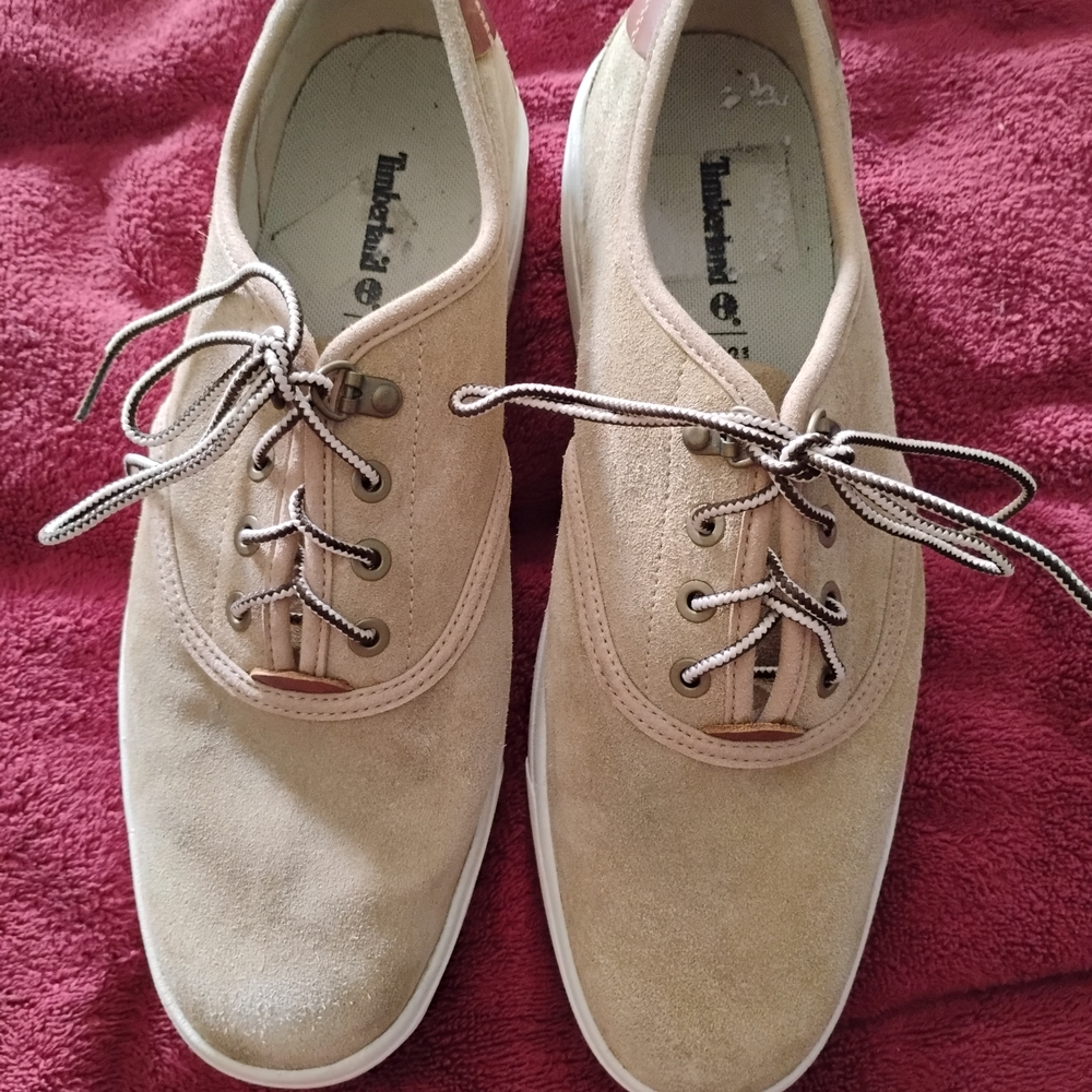 Timberland Men's Tan Lace-Up Sneakers